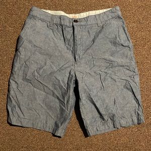 Blue-gray shorts